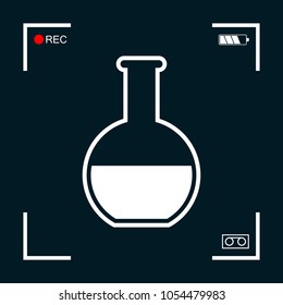 Test-tube symbol icon