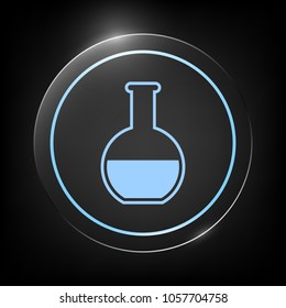 Test-tube symbol icon
