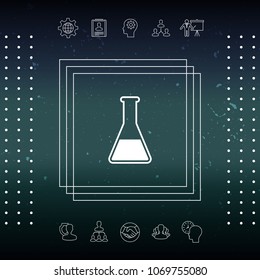 Test-tube symbol icon