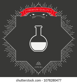 Test-tube symbol icon