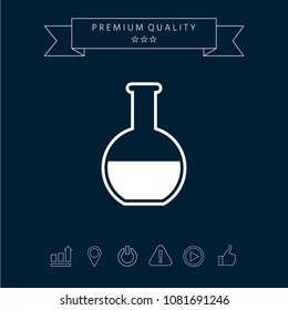 Test-tube symbol icon