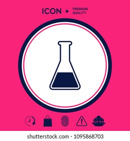 Test-tube symbol icon