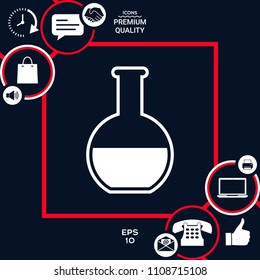 Test-tube symbol icon
