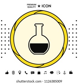 Test-tube symbol icon