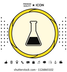 Test-tube symbol icon