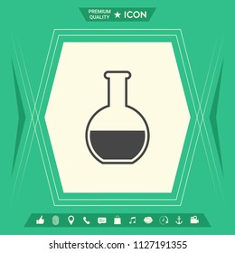 Test-tube symbol icon