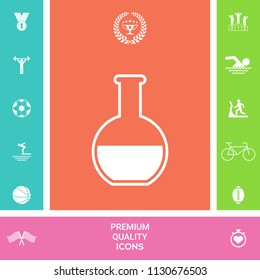 Test-tube symbol icon