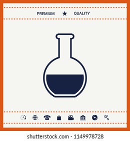 Test-tube symbol icon