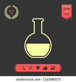 Test-tube symbol icon
