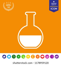 Test-tube symbol icon