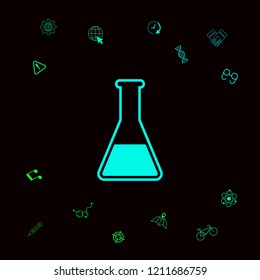 Test-tube symbol icon