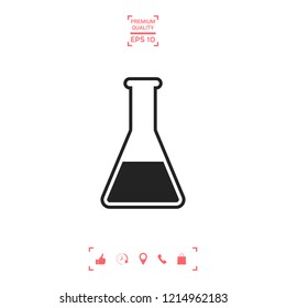 Test-tube symbol icon