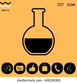 Test-tube symbol icon