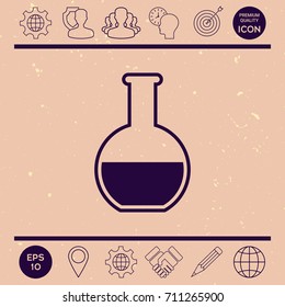 Test-tube symbol icon