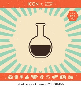 Test-tube symbol icon