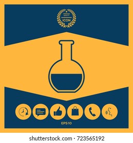 Test-tube symbol icon