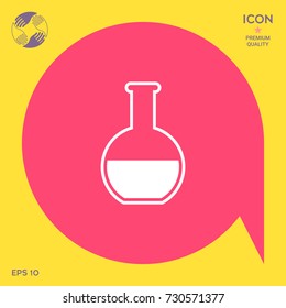 Test-tube symbol icon