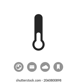Test-tube vector black simple icon