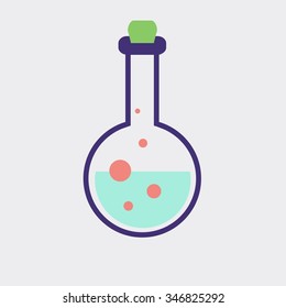 test-tube, violet