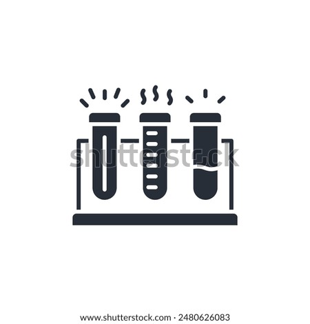 Testube icon. vector.Editable stroke.linear style sign for use web design,logo.Symbol illustration.