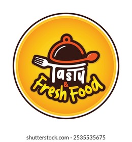 Testy and Fresh Food Logo for your restaurant