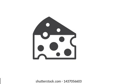 testy Paneer icon on white background 