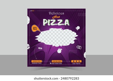 Testy Pizza Social Media Post design