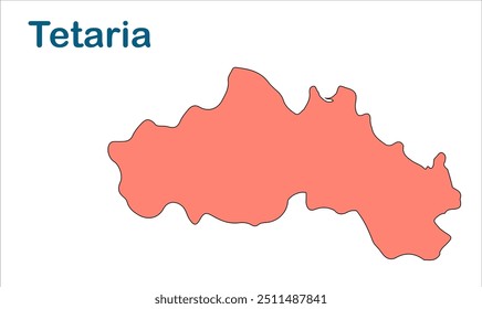 Mapa da subdivisão de Tetaria, Distrito de East champaran, Estado de Bihar, República da Índia, Governo de Bihar, Território indiano, Índia Oriental, política, aldeia, turismo