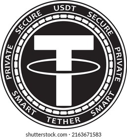 logo de silueta de fabricación artesanal de moneda de tetera o bitcoin arte blanco y negro