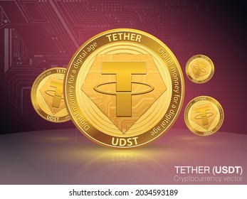 tether cryptocurrency make for vector