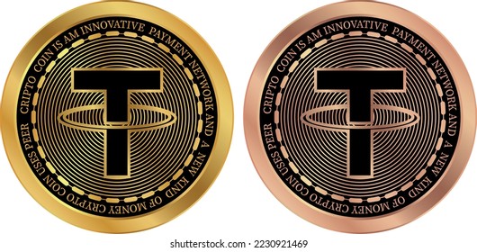 logo de la moneda virtual stabil. ilustraciones vectoriales. 3 quinquies ilustraciones.