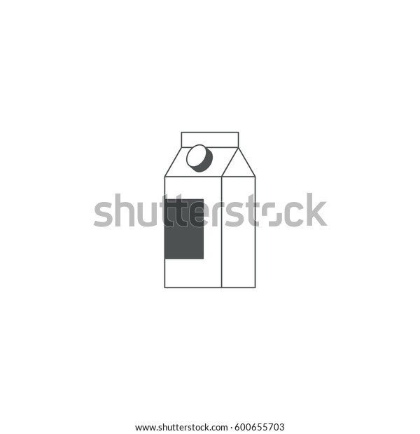 Tetra Pack Icon Sign Design Stock Vector (Royalty Free) 600655703 ...