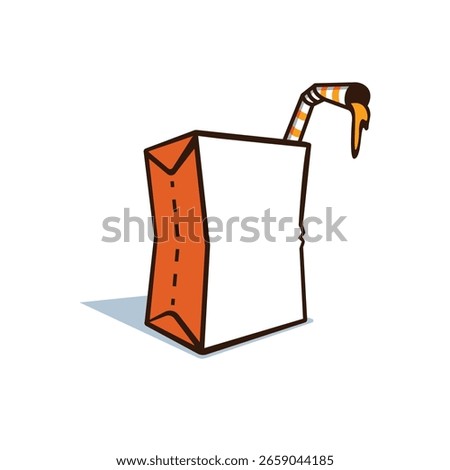 tetra pack juice vector abstract modern logo