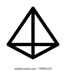 tetrahedron - triangular pyramid