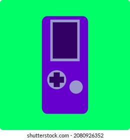 Tetris game, illustration, vector, on a white background.