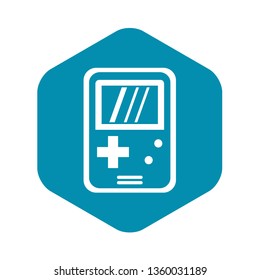 Tetris icon in simple style on a white background