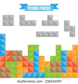 Tetris Pieces.