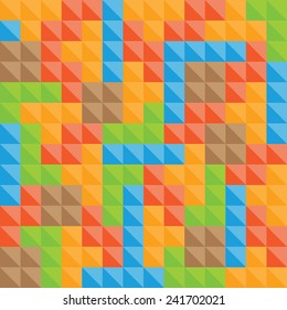 Tetris Pieces Pattern