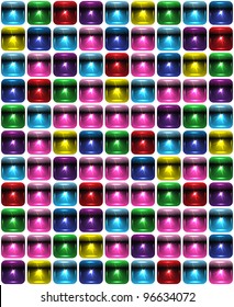 Tetris seamless background made of spotlights, vector illustration, eps10, easy editable