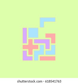 Tetris toy piece, Tetris background