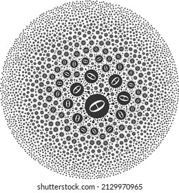 Tetta covid virus elements are organized into bubble group. Tetta covid virus icon bubble mosaic. Abstract round bubble mosaic designed from Tetta covid virus symbols.
