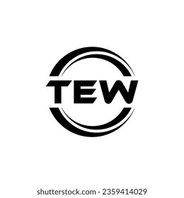 TEW Logo Design, Inspiration for a Unique Identity. Modern Elegance and Creative Design. Watermark Your Success with the Striking this Logo.