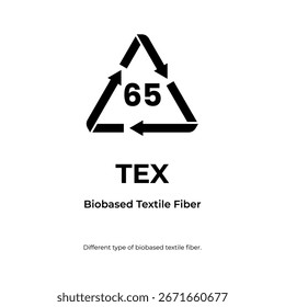 Ícone Marca de reutilização TEX 65
