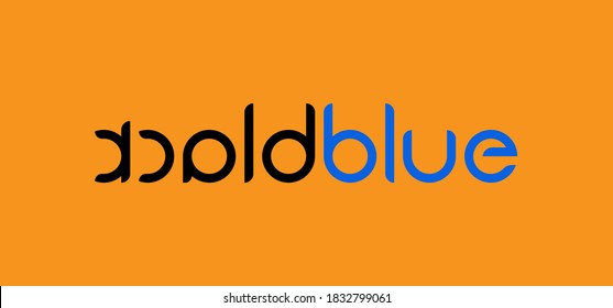 Tex Logo Design, Black Blue Letter. Illustration des Typografy Black and Blue Font Type Logo