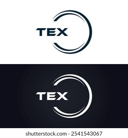 TEX logo. T E X design. White TEX letter. TEX, T E X letter logo design. T E X letter logo design in GOLD,