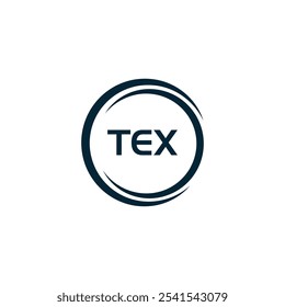 Logotipo de TEX. Diseño T E X. Letra TEX blanca. TEX, diseño de logo de letra TEX. Diseño del logotipo de la letra X en ORO,