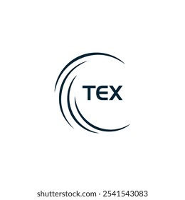 Logotipo de TEX. Diseño T E X. Letra TEX blanca. TEX, diseño de logo de letra TEX. Diseño del logotipo de la letra X en ORO,