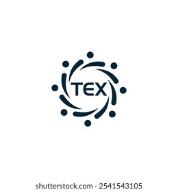 Logotipo de TEX. Diseño T E X. Letra TEX blanca. TEX, diseño de logo de letra TEX. Diseño del logotipo de la letra X en ORO,