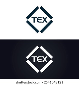 TEX logo. T E X design. White TEX letter. TEX, T E X letter logo design. T E X letter logo design in GOLD,