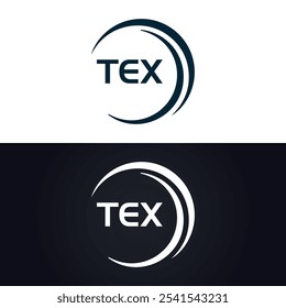 TEX logo. T E X design. White TEX letter. TEX, T E X letter logo design. T E X letter logo design in GOLD,